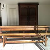 Castle, farm, convent kitchen table