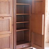 Pair of twin secretary cabinets