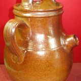 Poterie cruche jarre anciennne grès vernissé