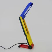 Lampe de bureau post-moderne par Benetton, Style Memphis Italie années 1980