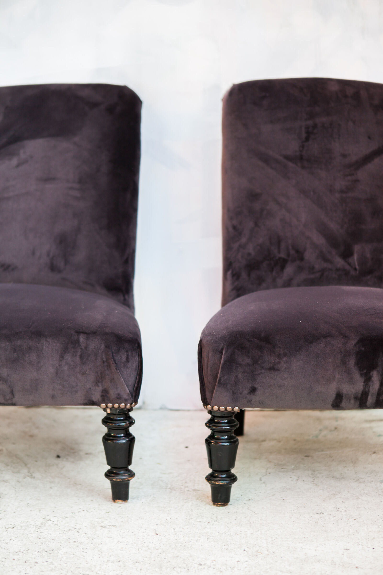 Lot of two fireside chairs