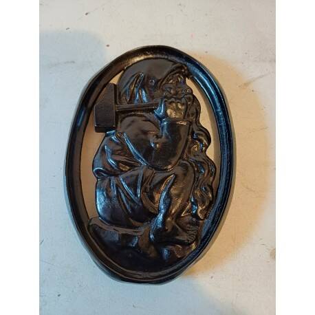 Mason font character with hammer "blacksmith"