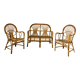1960s italian rattan garden set