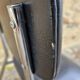 Vintage office chair in black skai
