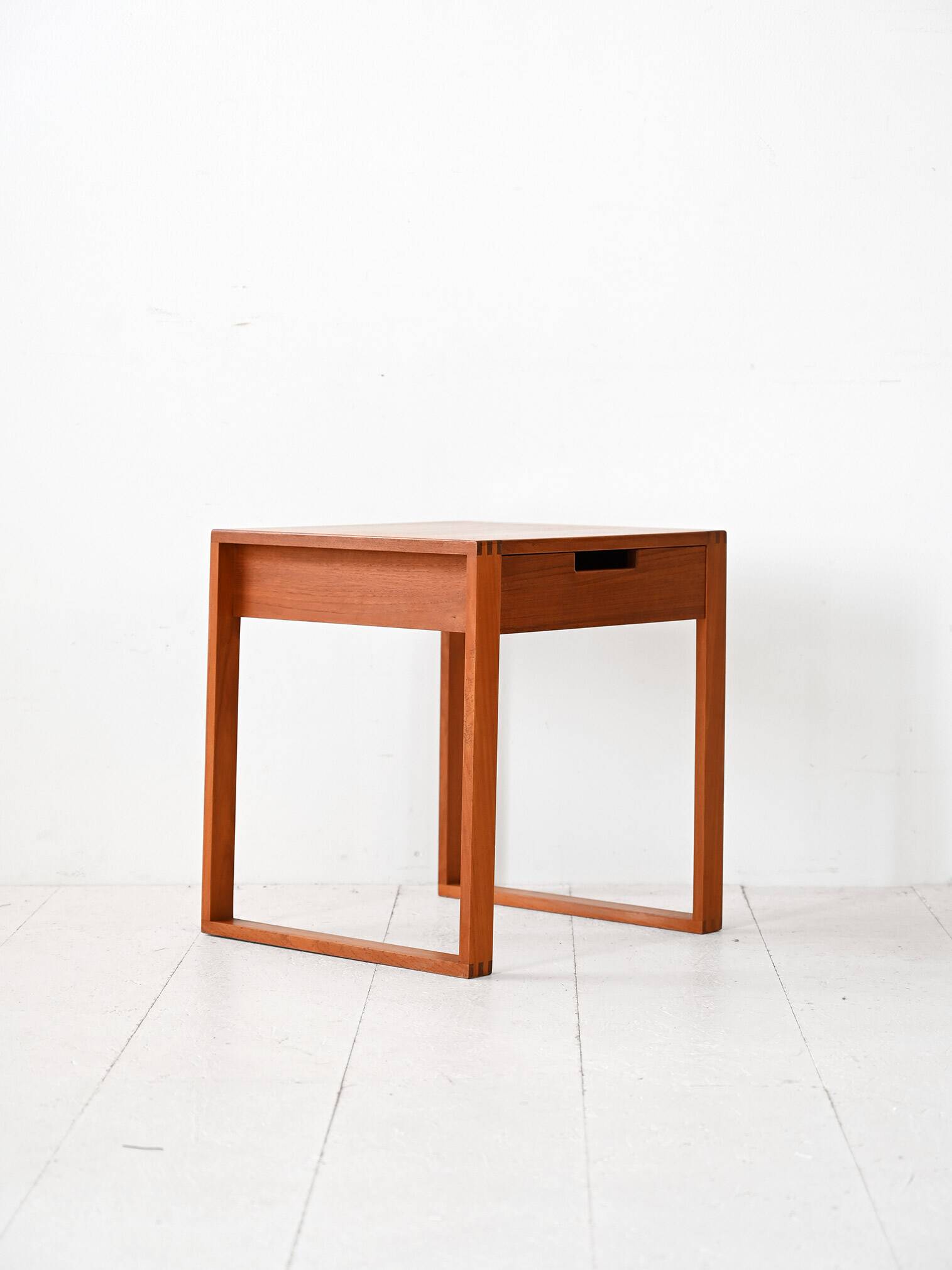 Swedish teak bedside table