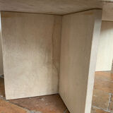 Travertine coffee table