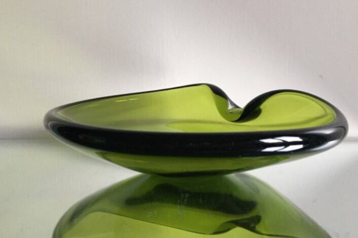 Sculptural Holmegaard bowl Danish 1950’s