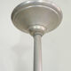 Glass hanging art deco ceiling light. aluminium structure
