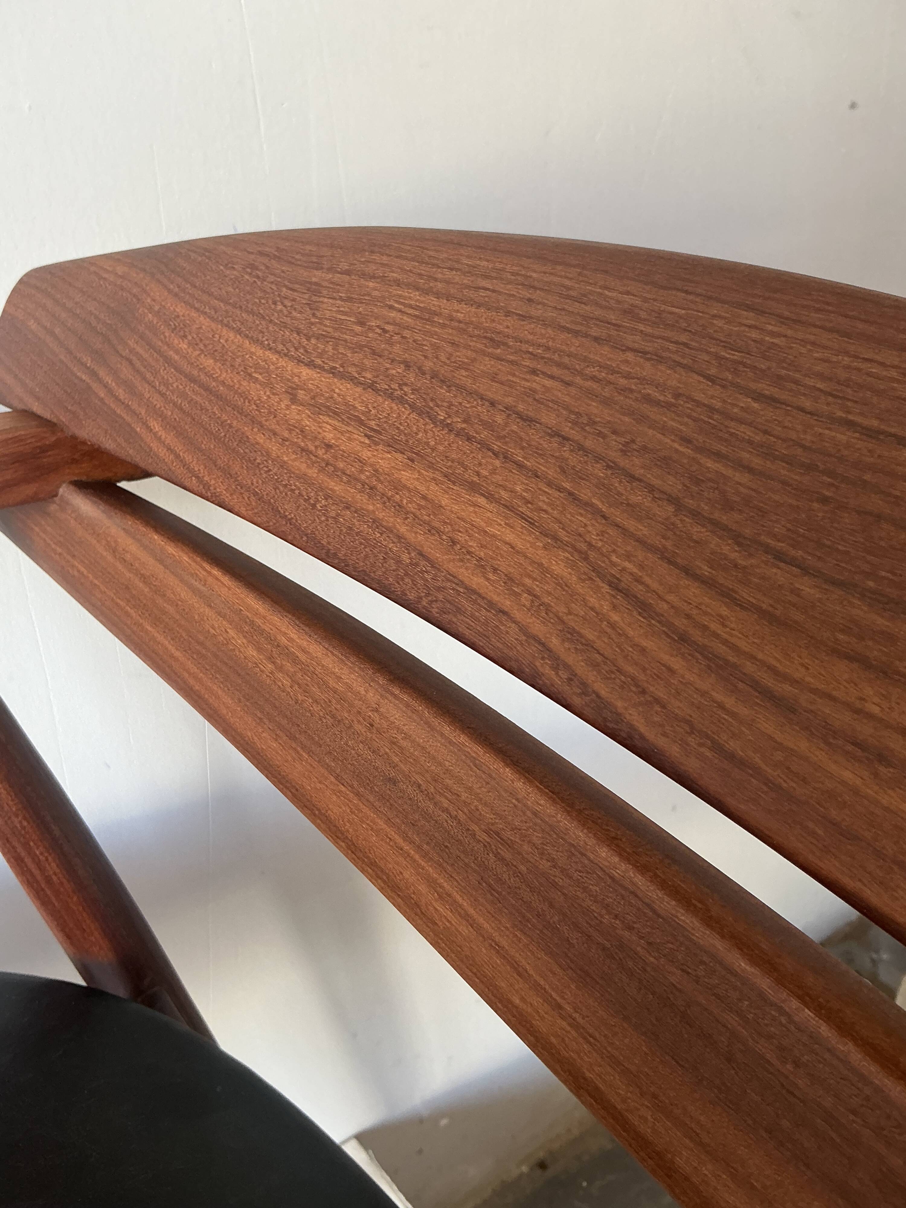 Fauteuil de bureau danois en teck