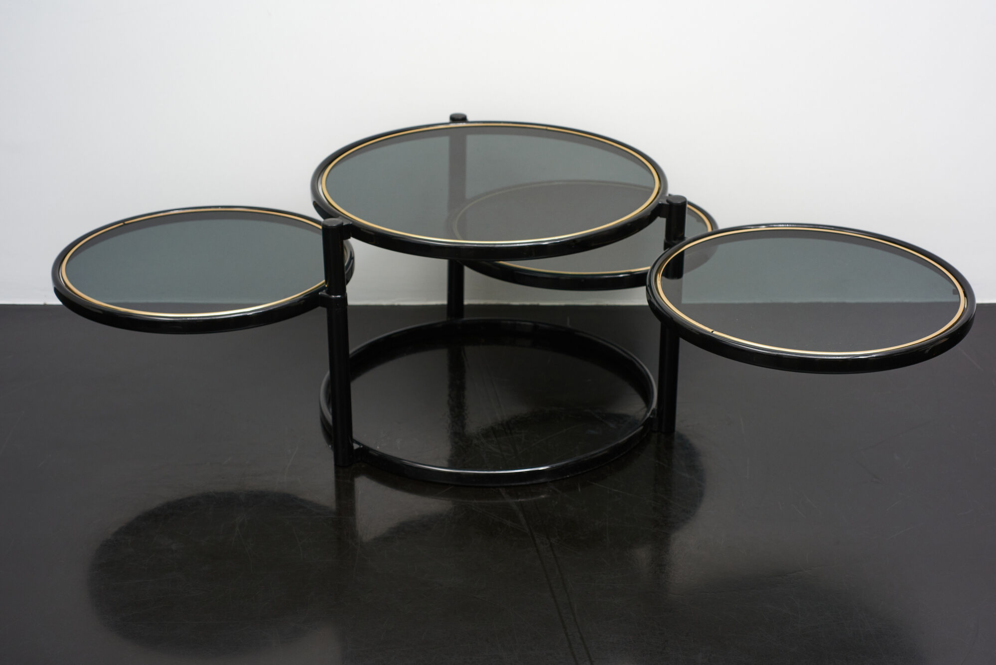 Vintage swivel coffee table