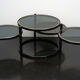 Table basse pivotante vintage