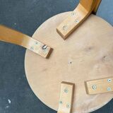 Vintage Red Children's Chair in Linoleum N65 by Alvar Aalto for Artek, Finland, 1970s