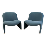 Pair of armchairs by Giancarlo Piretti