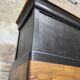 Solid wood box counter.