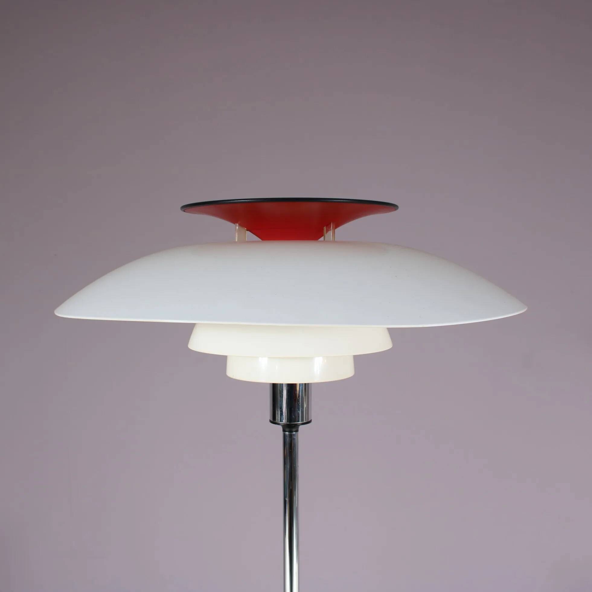 1970s Poul Henningsen “PH80” table lamp for Louis Poulsen, Denmark