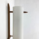 Teak and Glass Wall Sconces Light by Uno & Östen Kristiansson for Luxus, Sweden