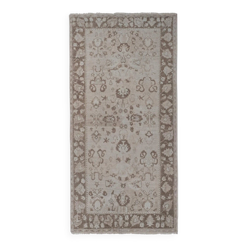 Vintage handmade Turkish rug 135x260 cm