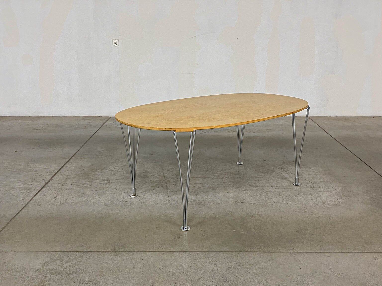 Superellipse table by Bruno Mathsson and Piet Hein for Fritz Hansen