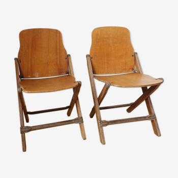 Pair of chairs US Army WWII