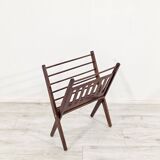 Solid wood folding magazine rack by Cees Braakman 1950