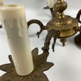 Brass chandelier 5 burners