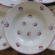 6 assiettes creuses vintage de la manufacture de Pexonne modèle Christiane en porcelaine