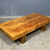 Brutalist Japandi Wabi Sabi coffee table