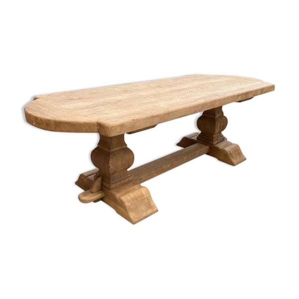 Table de monastère en chêne massif