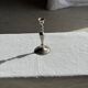 Antique silver-plated candlestick with a baluster shaft H21 D9.5