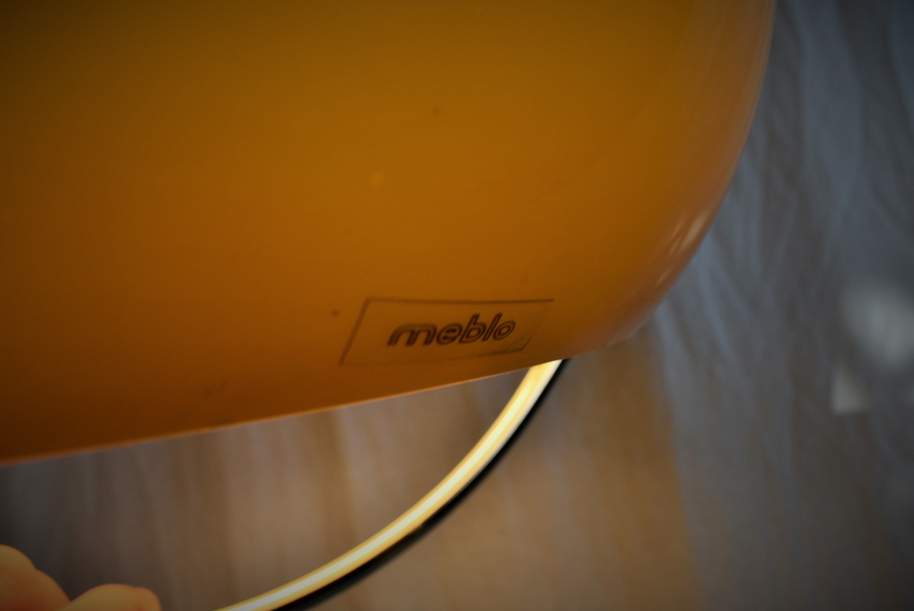 Meblo hanging lamp by Harvey Guzzini, 1970