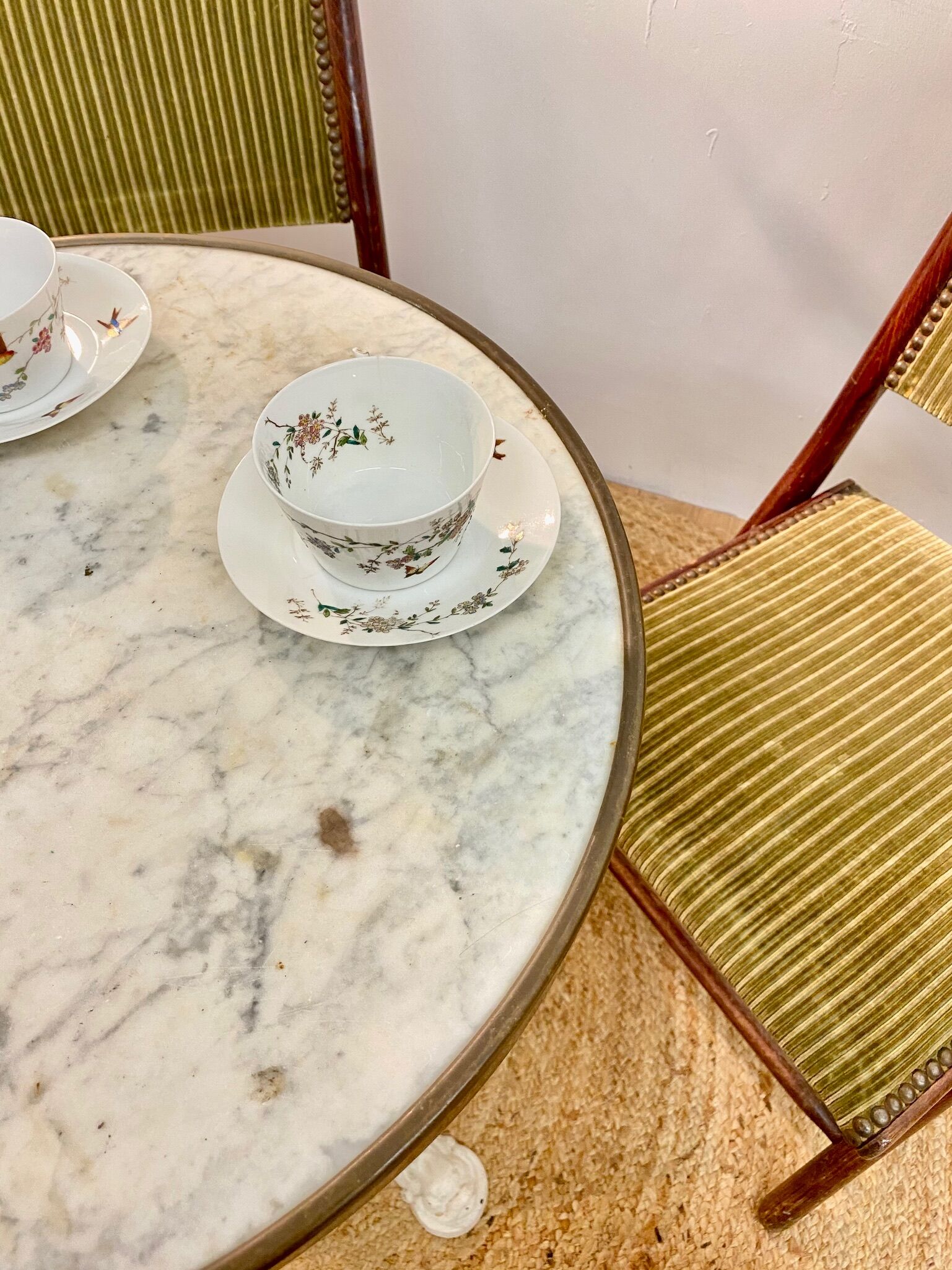 Table de bistrot dîtes "parisienne"