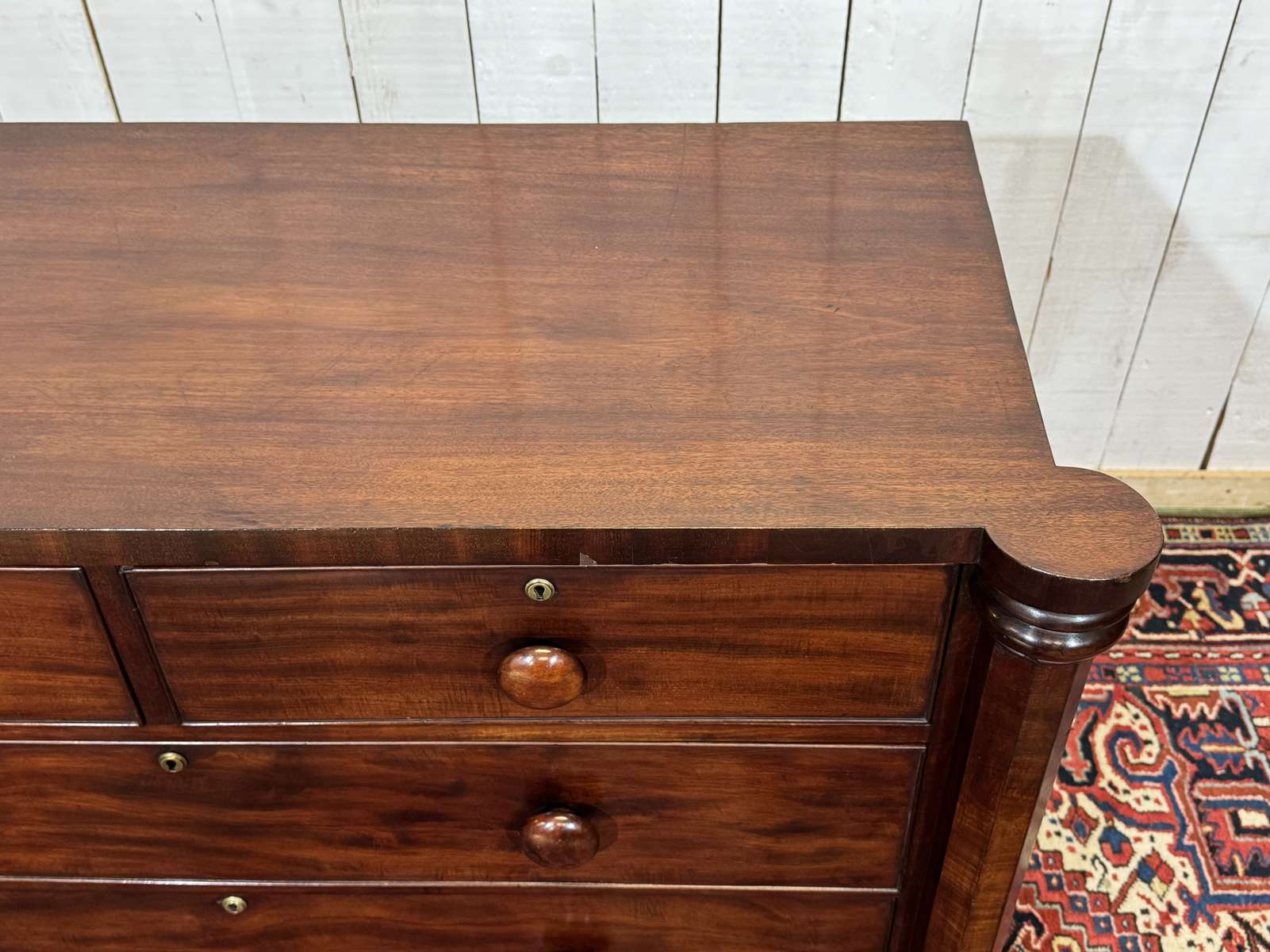 Commode Victorienne 19ème en acajou
