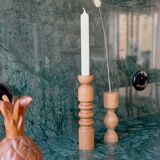 Candle holder - oak soliflore IRIS