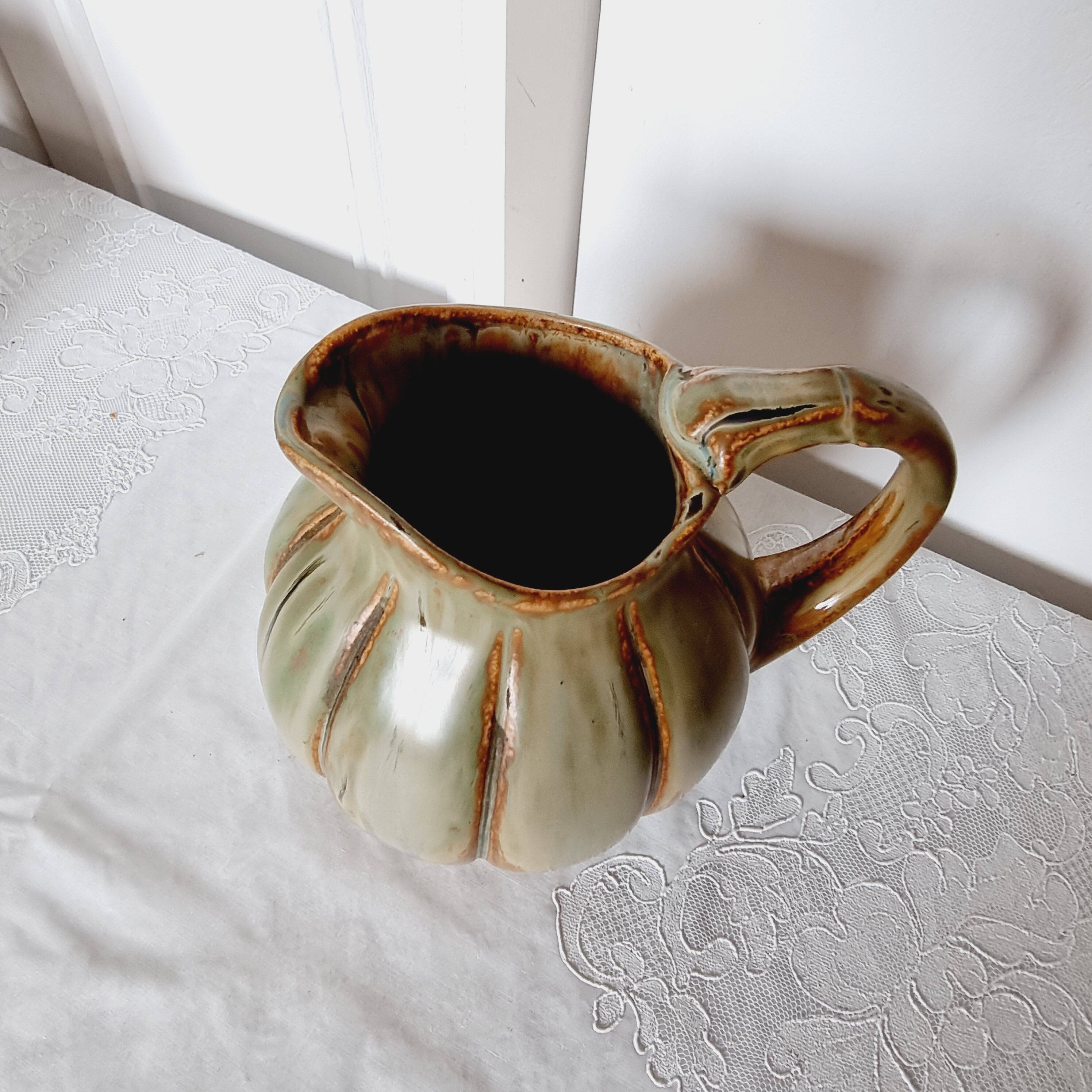 Early 20th century modernist glazed stoneware pitcher