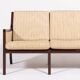 Canapé 3 places par Ole Wanscher pour P. Jeppensen, Danemark années 1960
