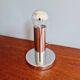 Space Age tubular lamp in chrome metal, 1970s