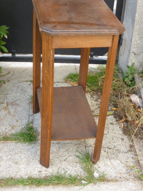 Double tray saddle, wood art deco