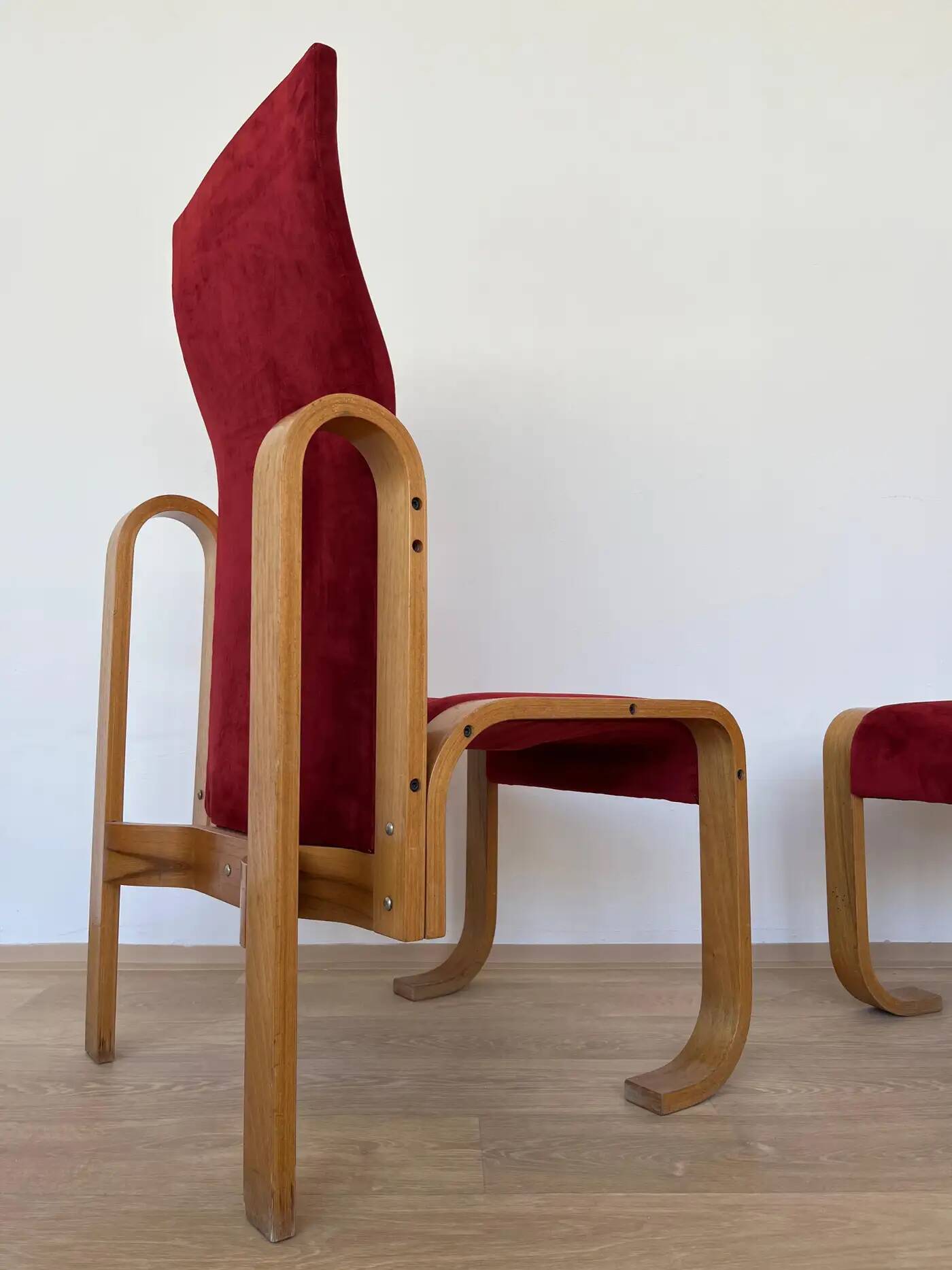 Rare chairs by Jan Bočan for the Czechoslovakian Embassy in Stockholm, 1972