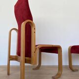 Rare chairs by Jan Bočan for the Czechoslovakian Embassy in Stockholm, 1972