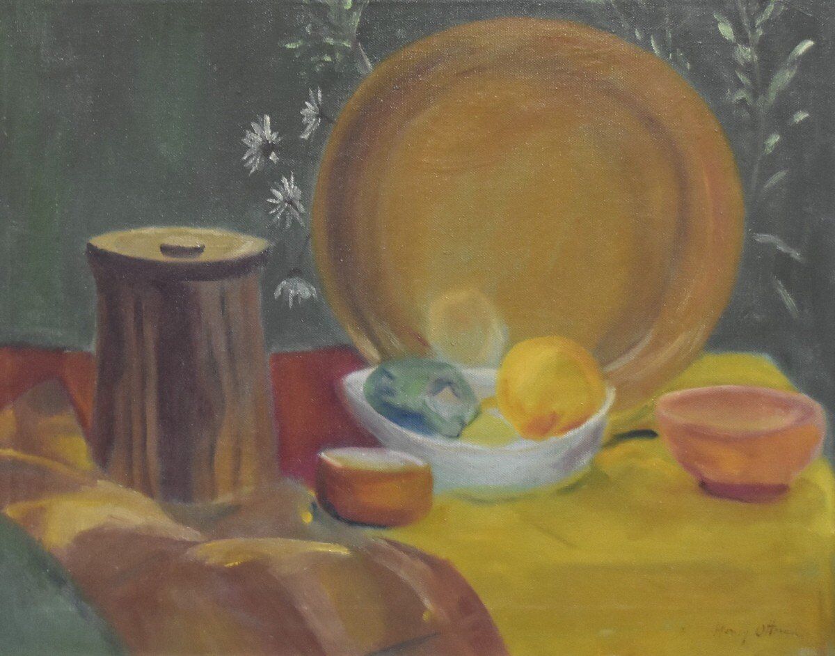 Henri Ottmann (1877-1927) Still Life, Oil on canvas signed