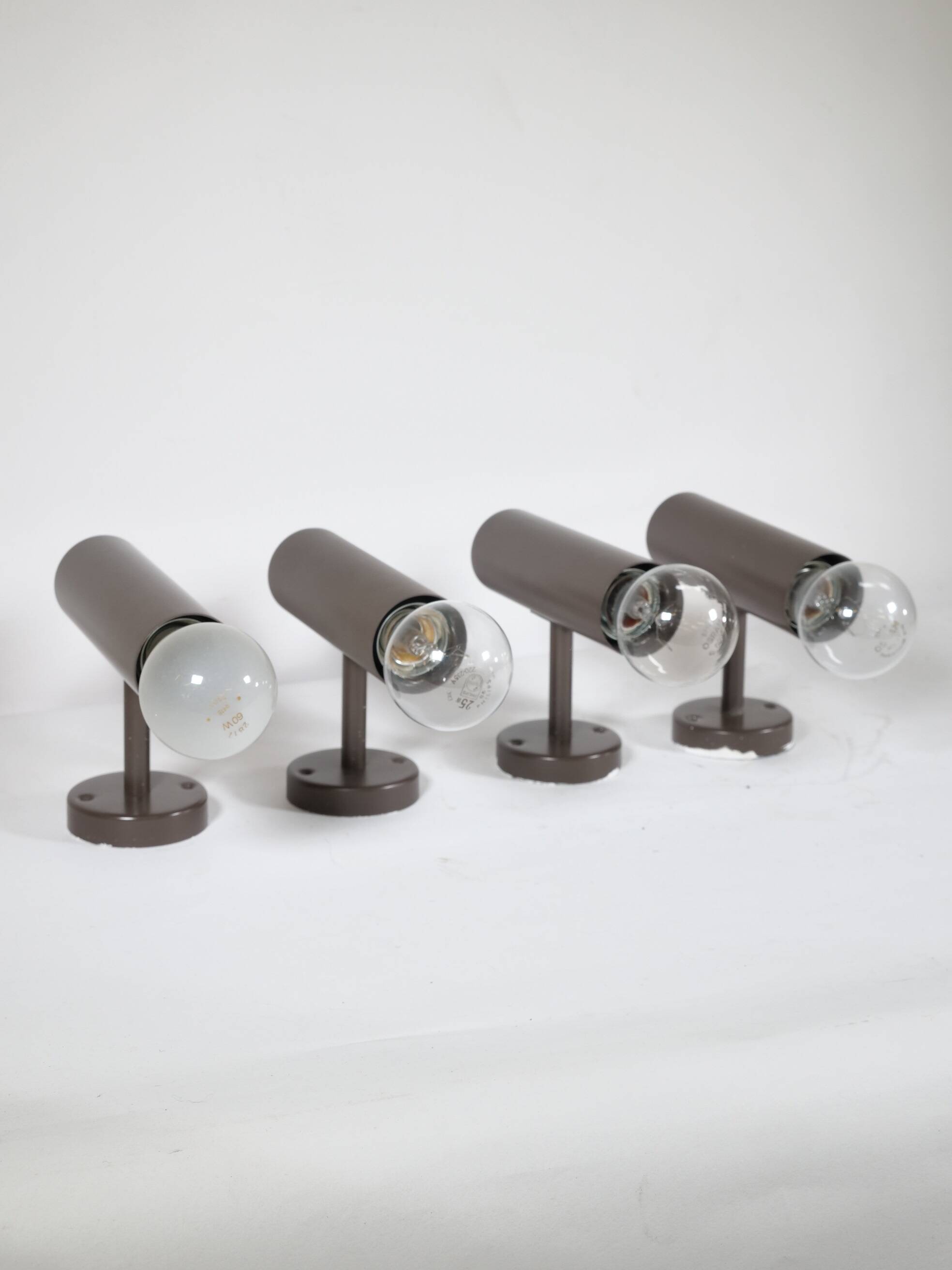 Vintage design wall/ceiling light by Beisl, set of 4, 1960s 1970s