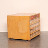 Haberdashery cabinet 'tubor tubca' by porey & fils - belgium 1950's