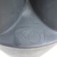 Stool or black Ubu bedside table by Philippe Starck vintage 1990s dent