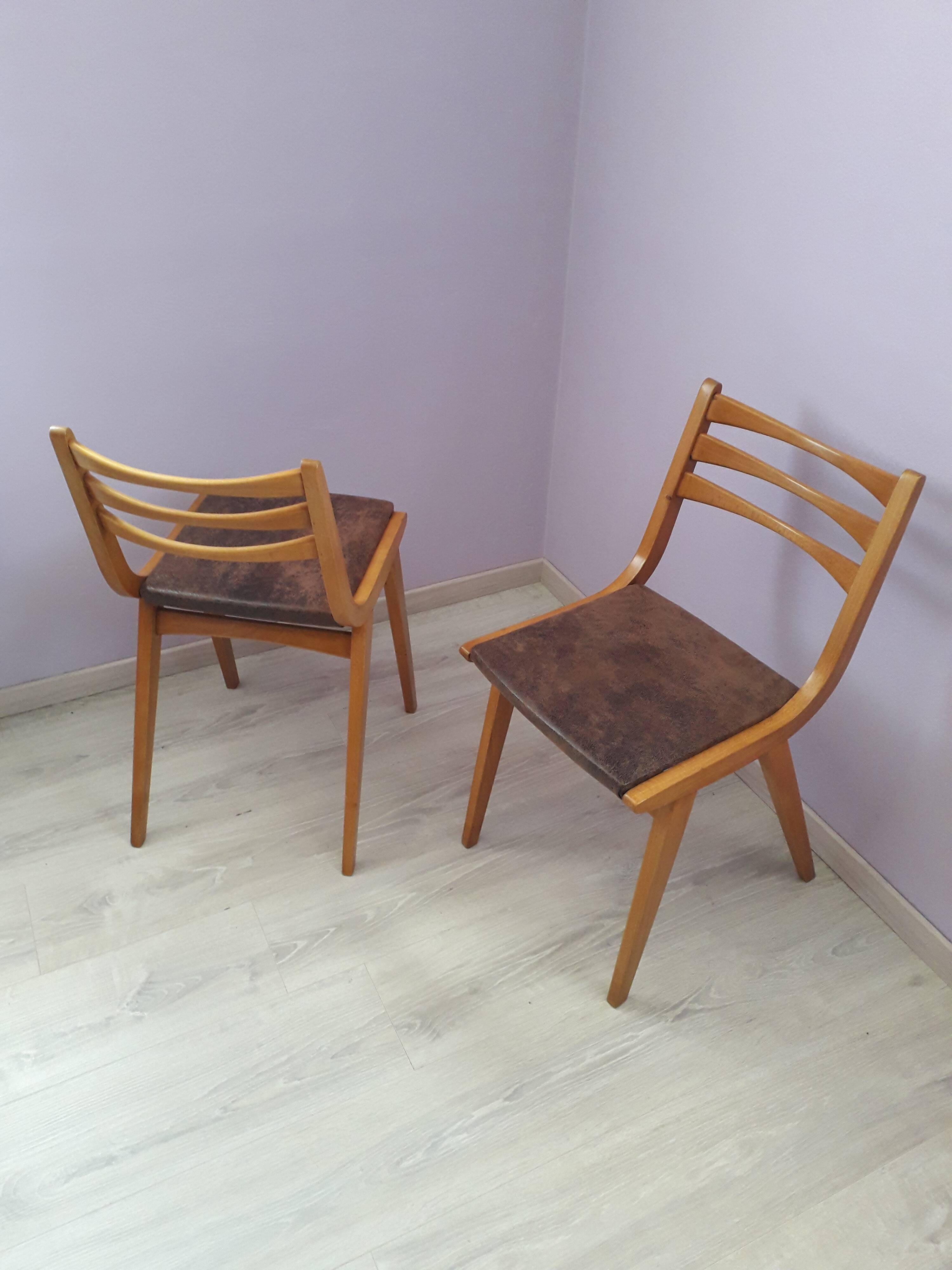 Pair of vintage chairs year 1960
