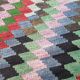 Vintage Turkish kilim, handwoven, 86x108 cm.