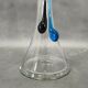 Hand-blown crystal carafe Bohemian Crystalex and a set of six glasses, 1990s.