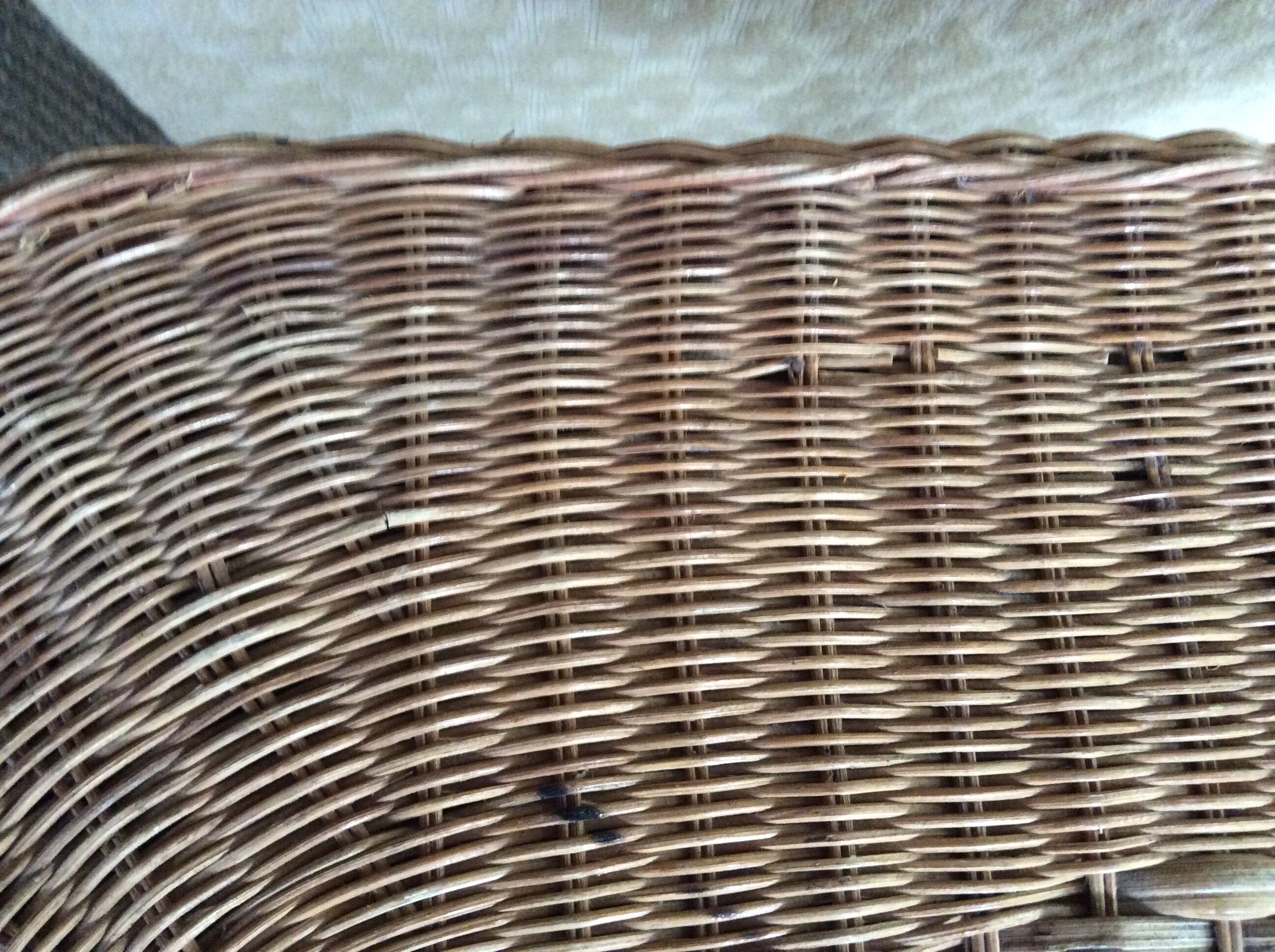 Rattan coffee table