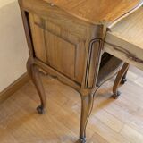 Set of 2 wooden bedside tables with drawers.