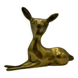 Vintage brass doe