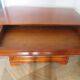 large curved chest of drawers - solid wood - cherry - 4 drawers - Louis Philippe